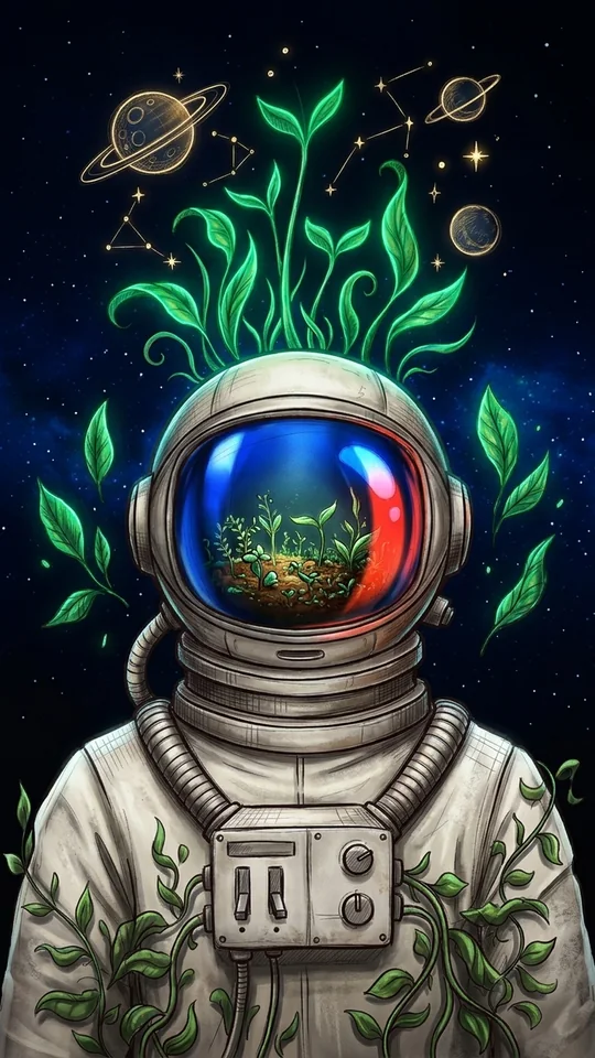 Botanical Astronaut Moo