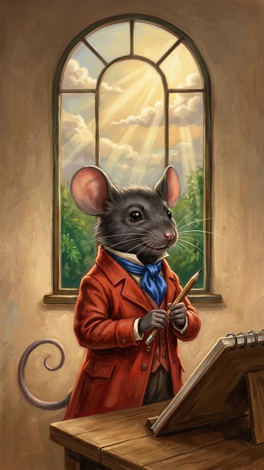 Mouse Artist Moo